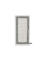 Mini Travel Towel (Tile Black)