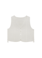 Multi-Way Vest Top (Seersucker Bone)