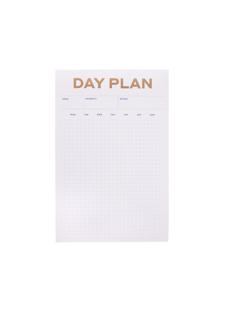 Day Plan Notepad