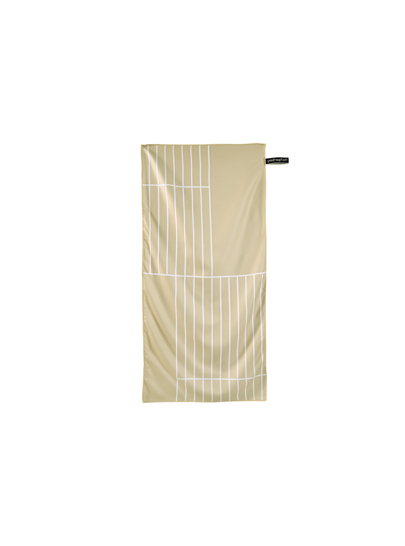 Mini Travel Towel (Stripes Cream)