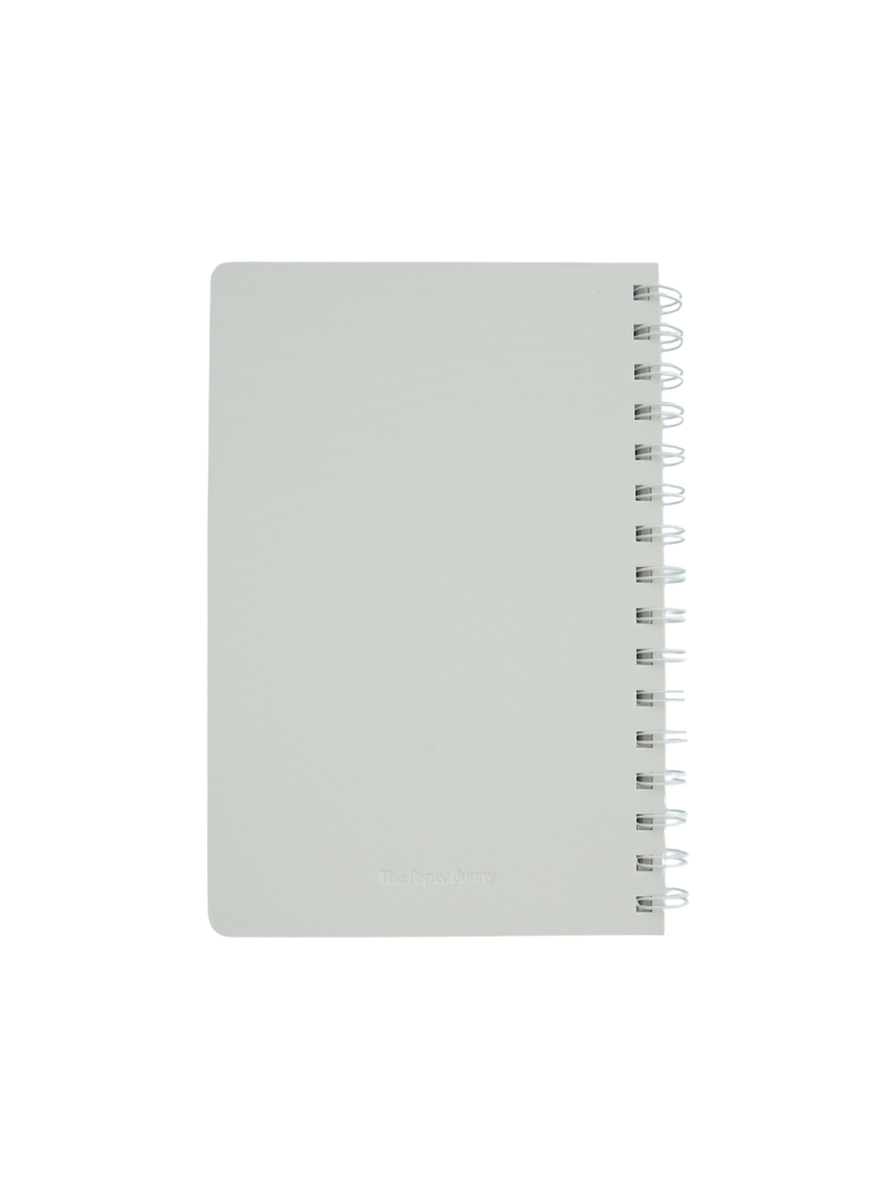 One Step At A Time Ring Bound A5 Lined and Blank Notebook