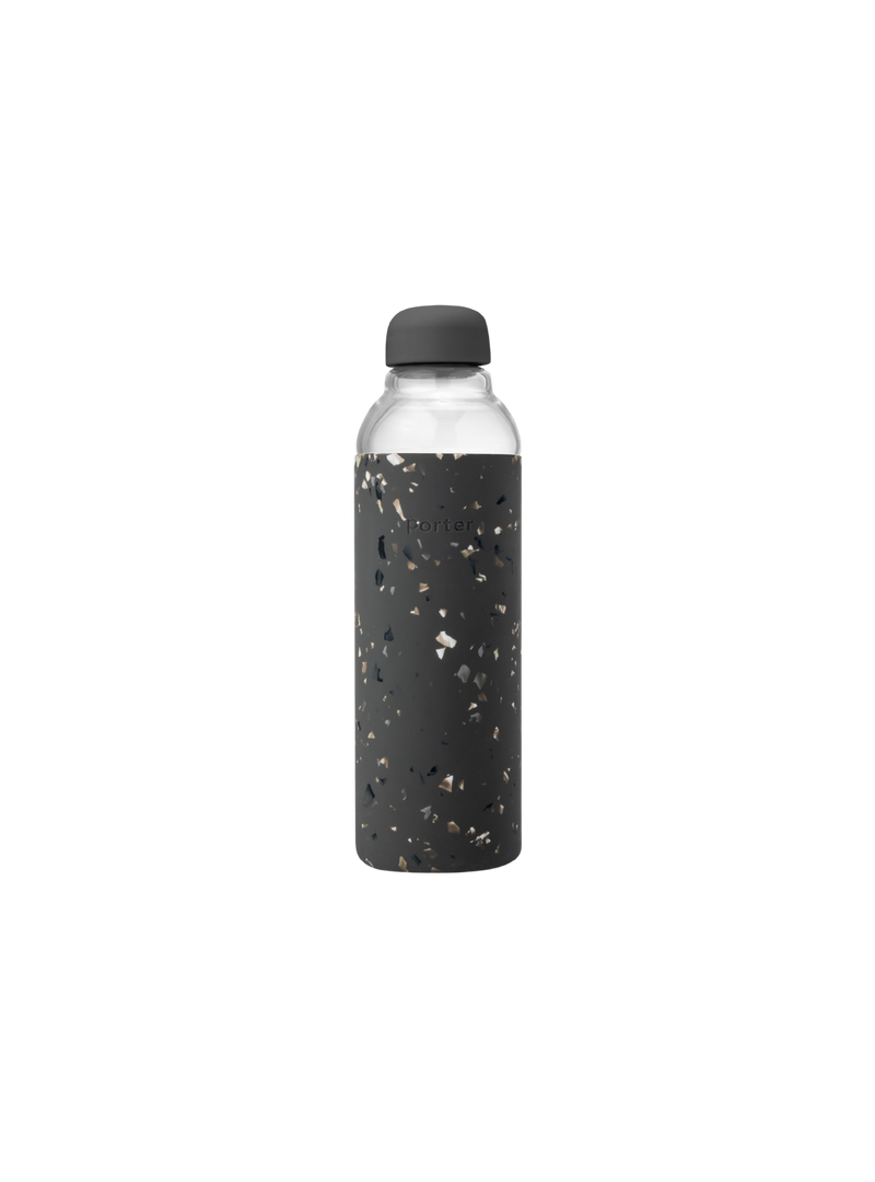Porter Water Bottle (Charcoal Terrazzo)