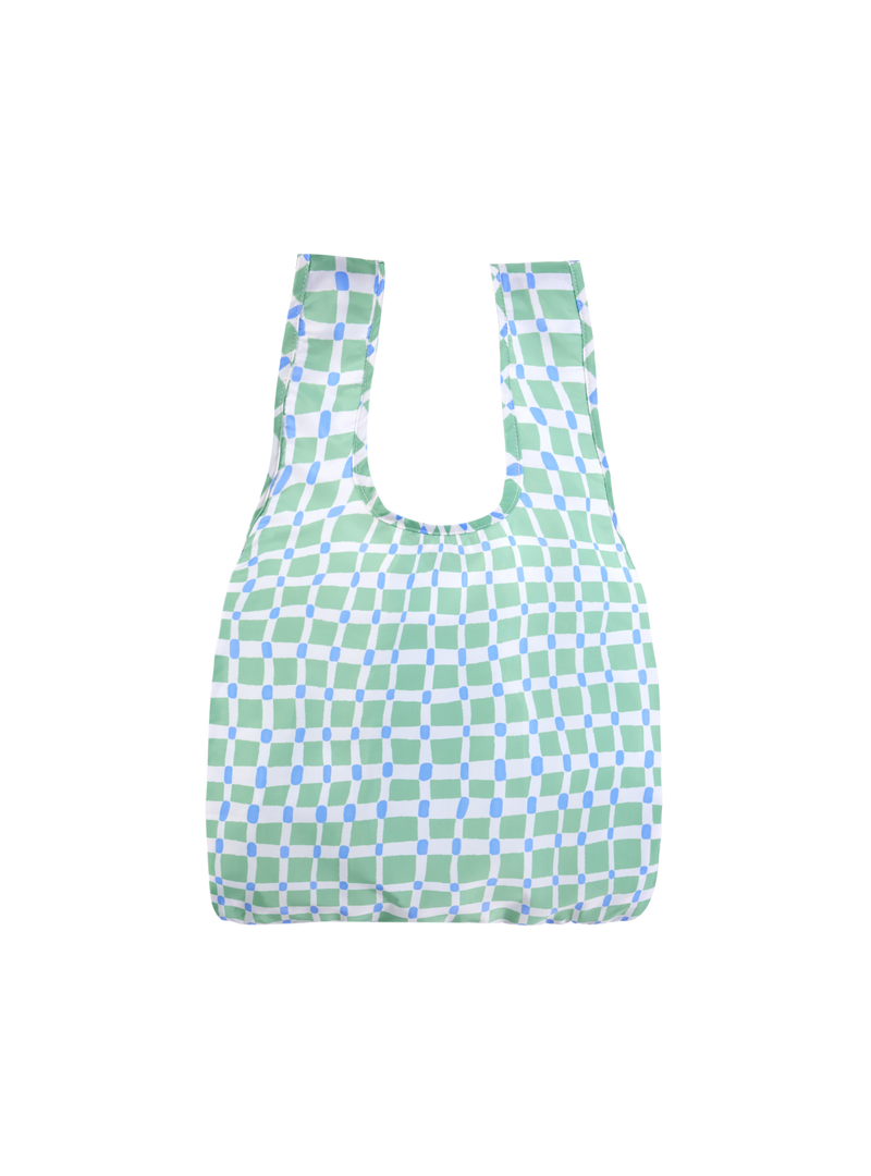 Reusable Bag (Plaid Green)