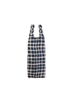 Reusable Bottle Bag (Plaid Navy)
