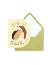 Sending Hugs Hedgehog Greeting Card
