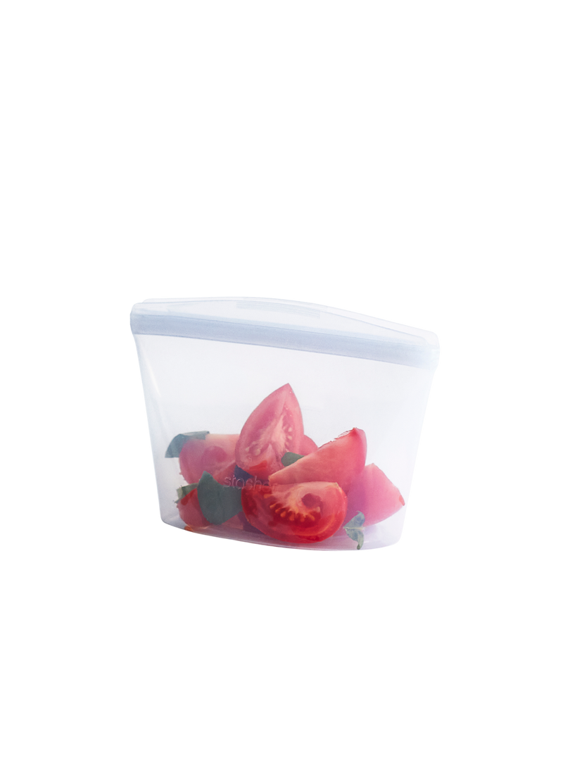 Stasher Reusable Silicone 2 Cup Bowl (Clear)