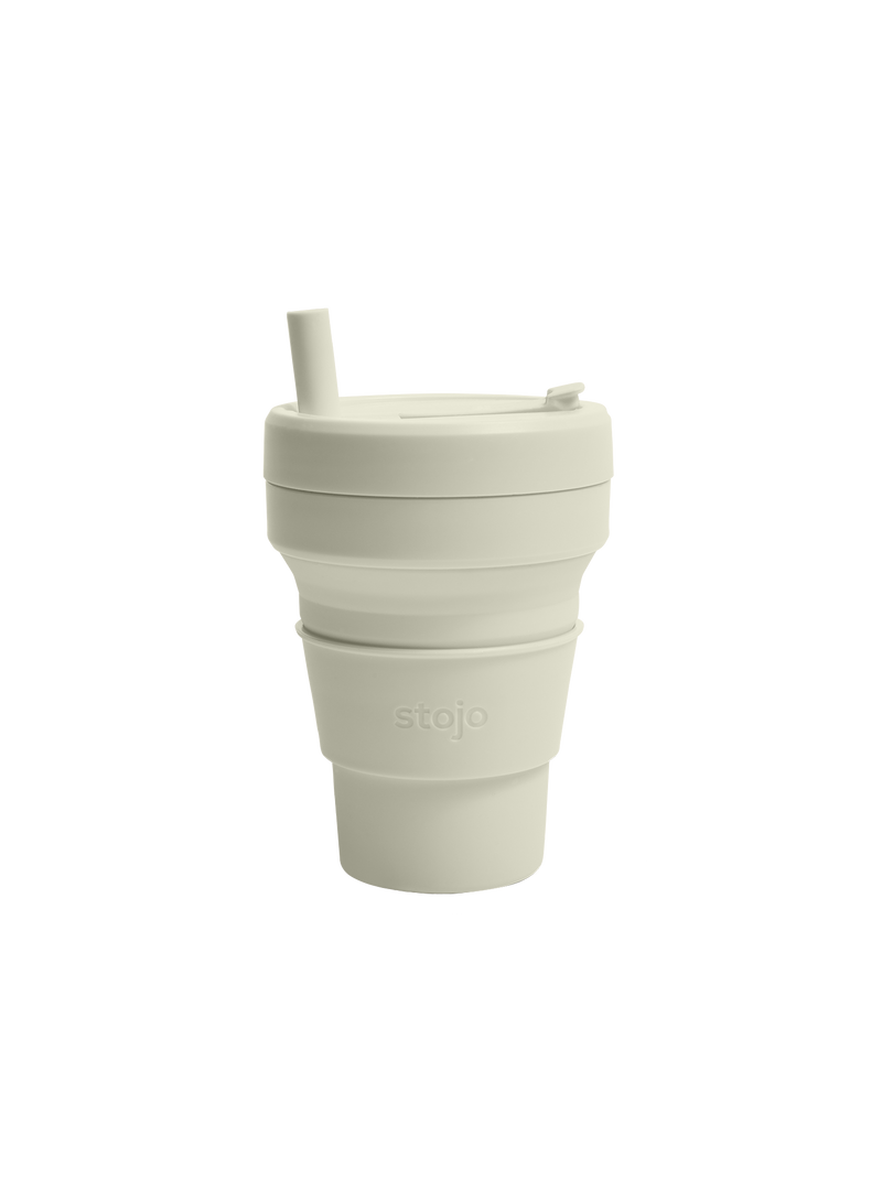 Stojo Collapsible Cup Biggie 16oz/470ml (Oat)