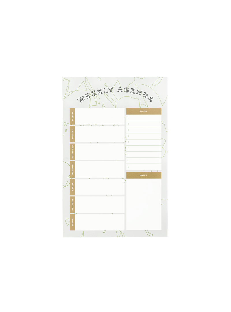 Weekly Agenda Notepad